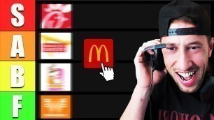 'MAKING ENEMIES WITH MY FAST FOOD TIER LIST'