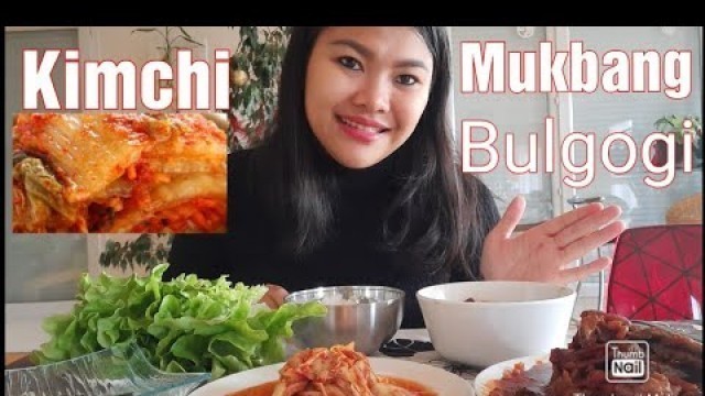 'Mukbang Korean Food ||Bulgogi ||Kimchi || Super Delicious'