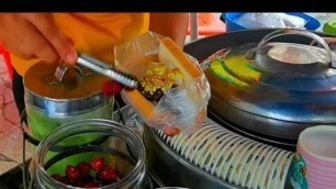 'Shorts​ -​ Yummy Coconut Ice Cream with Toppings | Thai Street Food | Tasty Lens'