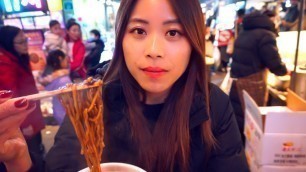 'ULTIMATE KOREAN STREET FOOD FEAST IN MYEONGDONG (Must Try Food!) | Seoul Night Market Food Tour'