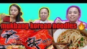 'Mukbang Korean food in Filipino style'