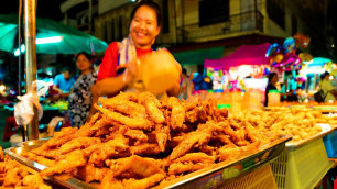 'Thai Street Food Tour | A Thai Street Food Night Market in the South of Thailand | Trang Thailand'