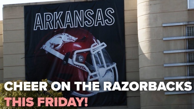 'Head over to War Memorial after your Thanksgiving food coma to cheer on the Razorbacks'