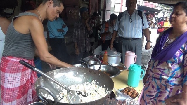 'Egg Rice Besides India Post Dalhousie Kolkata | Indian Street Food'