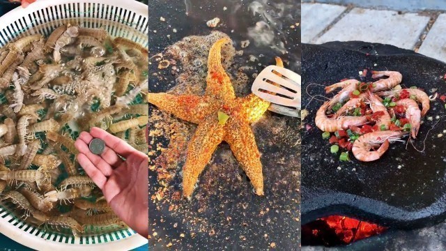 'Frugal Man Cooked Gourmet Seafood Dish in a Budget | Eating Starfish, Pipim Shrimp, Seaweeds & more!'