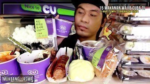 '15 MAKANAN WAJIB CUBA di KOREAN FOOD CU MART | MUKBANG MALAYSIA (GRAB MART)'