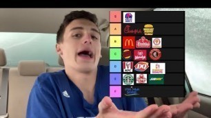 'Fast Food Tier List (CONTROVERSIAL)'