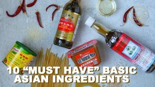 '10 BASIC Ingredients Every Kitchen MUST Have for Asian Cooking #Stayhome Cook #Withme'