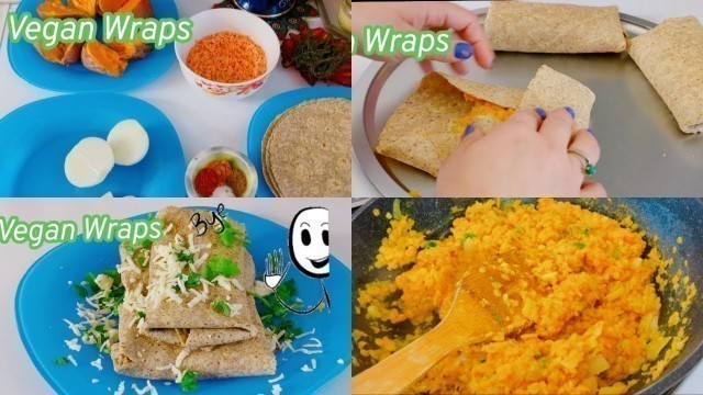 'Vegan Wraps Recipes   Healthy Food   Diabetic Friendly Recipe  Vegetarian Recipe'