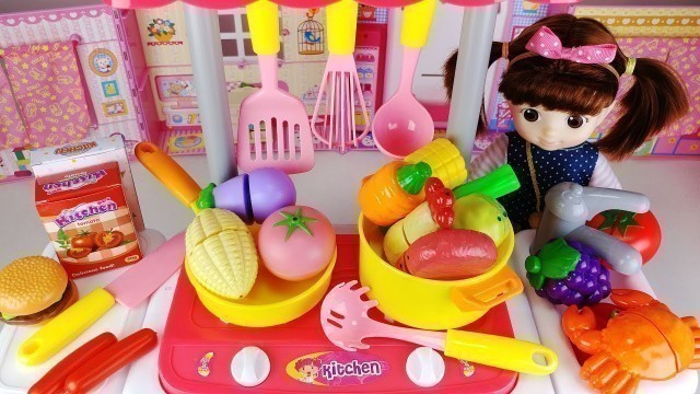 'Baby doll and Kitchen food toys Surprise eggs car play 아기인형 주방 음식 서프라이즈 에그 자동차 장난감놀이 - 토이몽'