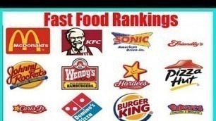 'Fast Food Tier List! (Ranking Every Fast Food Restaurant)'