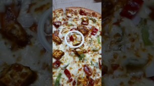 'paneer butter masala pizza Cooking Show Chinese Food Making and Eating'