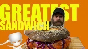 'Huge Bagel Lox & Cream Cheese - Epic Meal Time'