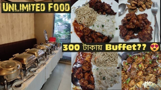 'Cheapest Chinese Buffet in Kolkata || 300 টাকায় এত খাবার? || Unlimited food || The Noodle Hub'