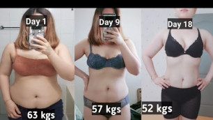 'NO RICE DIET | HOW I LOSE 11 KGS IN 18 DAYS | 다이어트 브이로그| Pano pumayat ng mabilis | Home exercise'