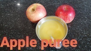 '4+ Months baby food  - Apple puree in tamil'