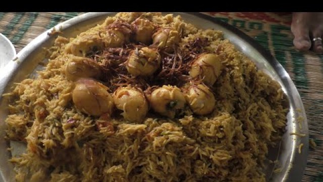 'Egg biryani  / village food recipes'