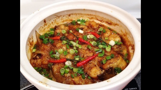 'Caramelized Catfish in Claypot - Ca Bong Lau Kho To'