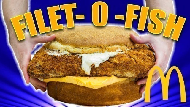 'Huge McDonald\'s Filet O Fish - Epic Meal Time'