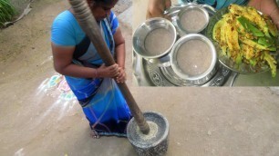 'Cooking Pearl Millet Porridge Recipe in My Village | Traditional Food | VILLAGE FOOD'