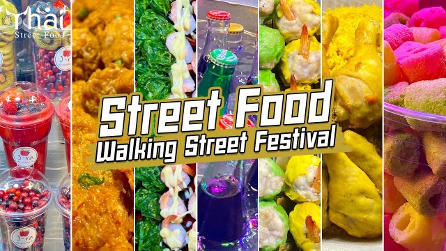 'Yothinpattana Walking Street Festival 2021 | Bangkok Street Food | Thai Street Food'