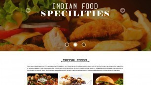 'Restaurant Website | How to Make A Website | Responsive Web Design | Home Page (GD Alam)'