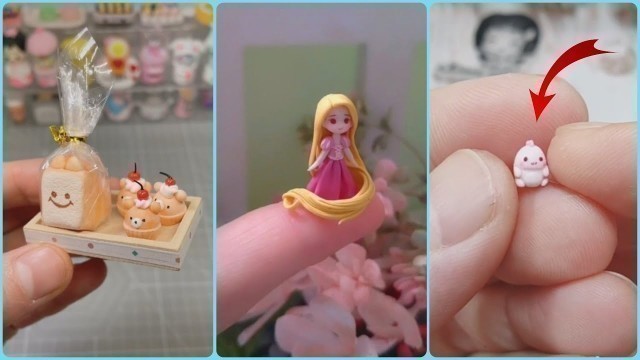 'Miniature Polymer Clay Art! Diy Mini Food! Creative Ideas! Tutorial Compilation Miniature Art!'