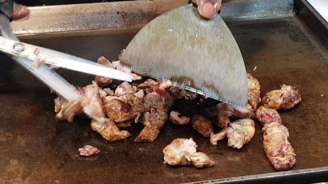 'ULTIMATE  Lamb kebab in myeongdong south korea - korean street food'