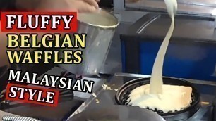 'Belgian Waffle in Kuala Lumpur Night Market | Malaysian Street Food'