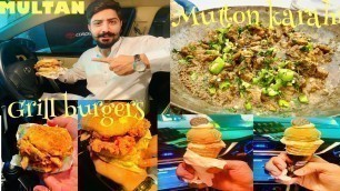 'MUTTON KARAHI & GRILL BURGERS |MINI FOOD RESTAURANT |EID 3rd DAY | PAKISTAN BEST FOOD |HUMZA QURESHI'