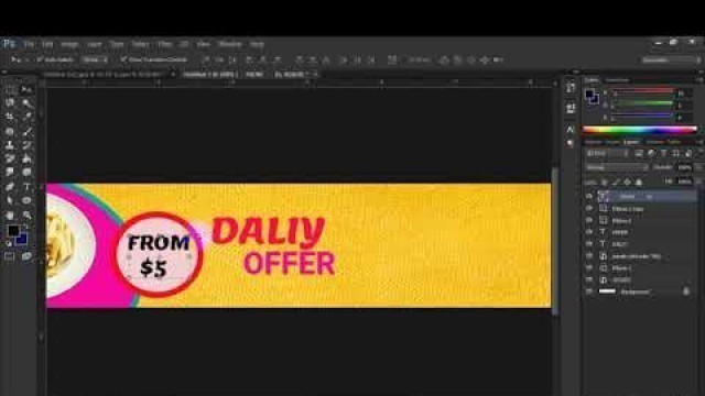 'Google Ads Banner Design In photoshop-Food-Restorunt Web Banner'