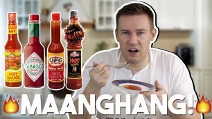 'The BEST and SPICIEST Hot Sauce in the Philippines (FOREIGNER REVIEWS)'