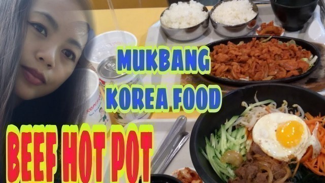 'MUKBANG KOREA FOOD BEEF HOT POT//JURONG EAST KOPITIAM//'