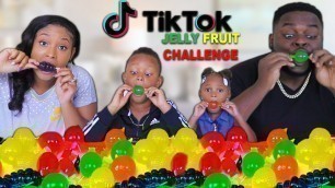 'TIKTOK JELLY FRUIT FOOD CANDY CHALLENGE (SIS VS BRO) | THE BEAST FAMILY'