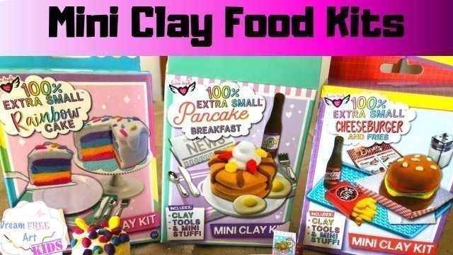 'Miniature food clay kits ⎮ DIY MINI FOOD'