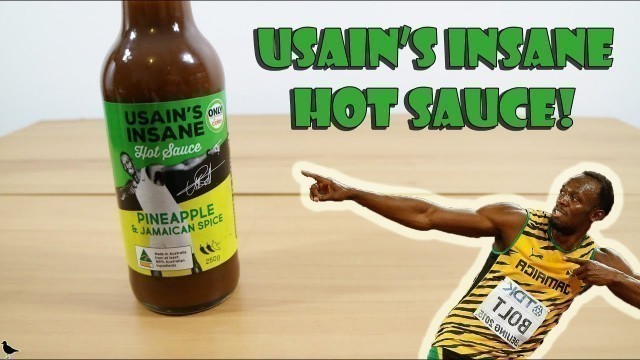 'Usain\'s Insane Pineapple & Jamaican Spice Hot Sauce Taste Test Review | Birdew Reviews'