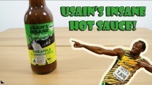 'Usain\'s Insane Pineapple & Jamaican Spice Hot Sauce Taste Test Review | Birdew Reviews'