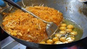 '태국에서 가장 유명한 팟타이, 줄서서 먹는 곳 / most famous pad thai - thai street food'