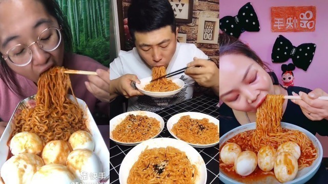 '[MUKBANG] Chinese Noodles Fast Eating Challenge Part17'