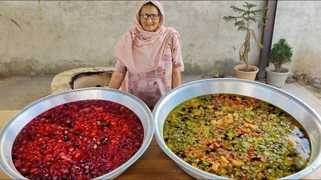 'JELLY CAKE PREPARED BY MY GRANNY | JELLY MAKING RECIPE | CAKE RECIPE | VEG CAKE | VILLAGE FOOD'