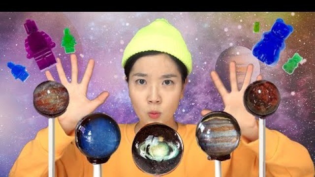 'GALAXY FOOD Jelly Mukbang Eatingshow 갤럭시 푸드 젤리 먹방'