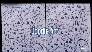 'Doodle Art Easy For Beginners || Easy Fun Food Doodle'