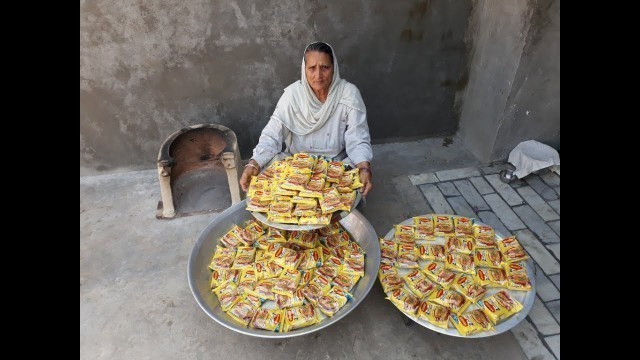 '100 Maggi Noodles Cooking By My Granny | MAGGI RECIPE prepared for Kids | maggi noodles street style'