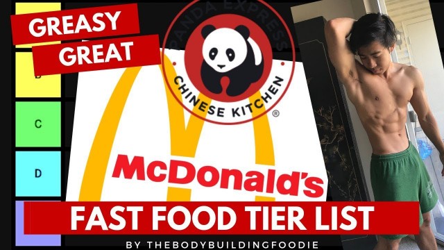 'TheBodybuilding Foodie Does the iDubbz Fast Food Tier List'