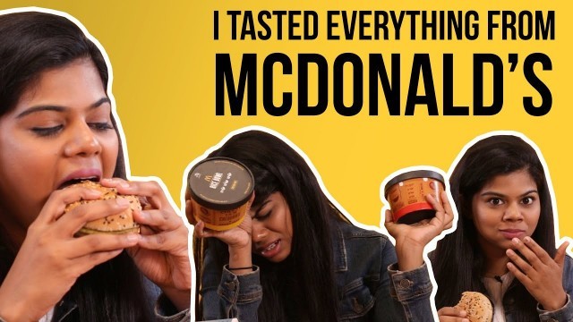 'I Tasted Everything From McDonald\'s India | BuzzFeed India'