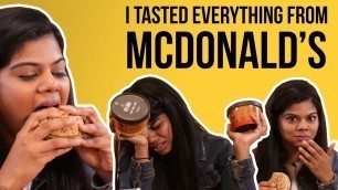 'I Tasted Everything From McDonald\'s India | BuzzFeed India'