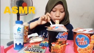 'MUKBANG MAKANAN MINI MARKET INDONESIA || mukbang convenience || MUKBANG KOREAN FOOD'