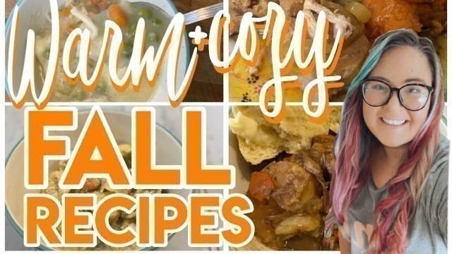 '*4* WARM + COZY FALL DINNER RECIPES | OCTOBER 2020 | MOMSMESSYKITCHEN'