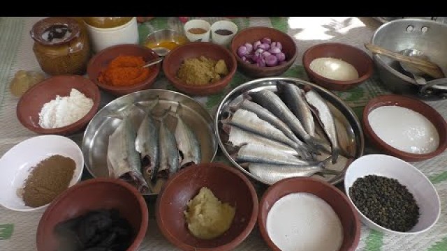 'ayala fish curry - mathi meen fry kerala style - village food recipes'