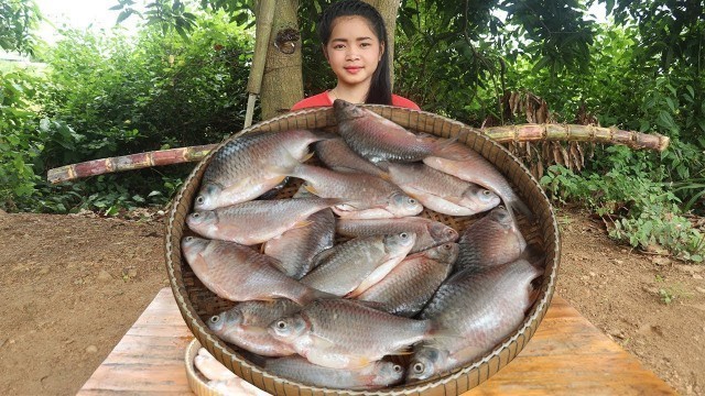 'Awesome Cooking Fish With Sugarcane Delicious Recipes - Cook Fish Recipe - Village Food Factory'